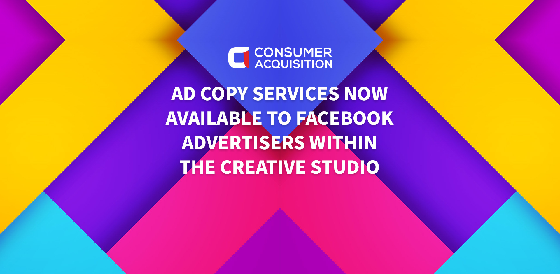 Ad Copy Services Now Available to Facebook Advertisers within the Creative Studio