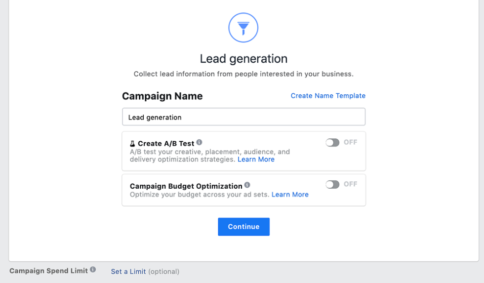 first campaign lead generation