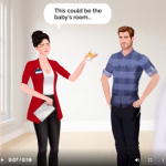 Simulation Role Playing Poor Pregnant Woman
