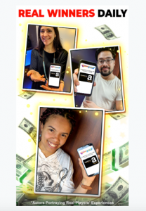social casino concept mystery winner