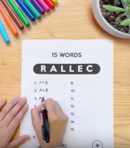 Word Games Paper Puzzle