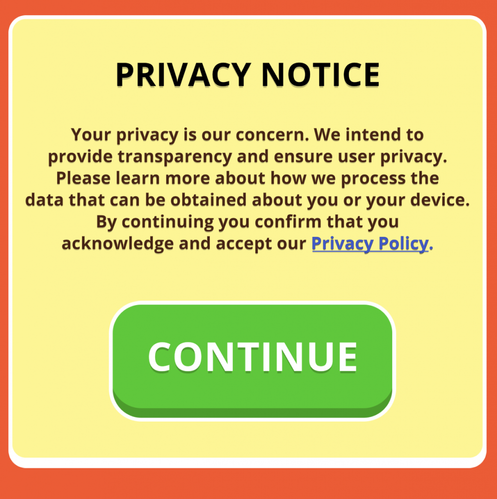 IDFA Armageddon Part Deux privacy notice