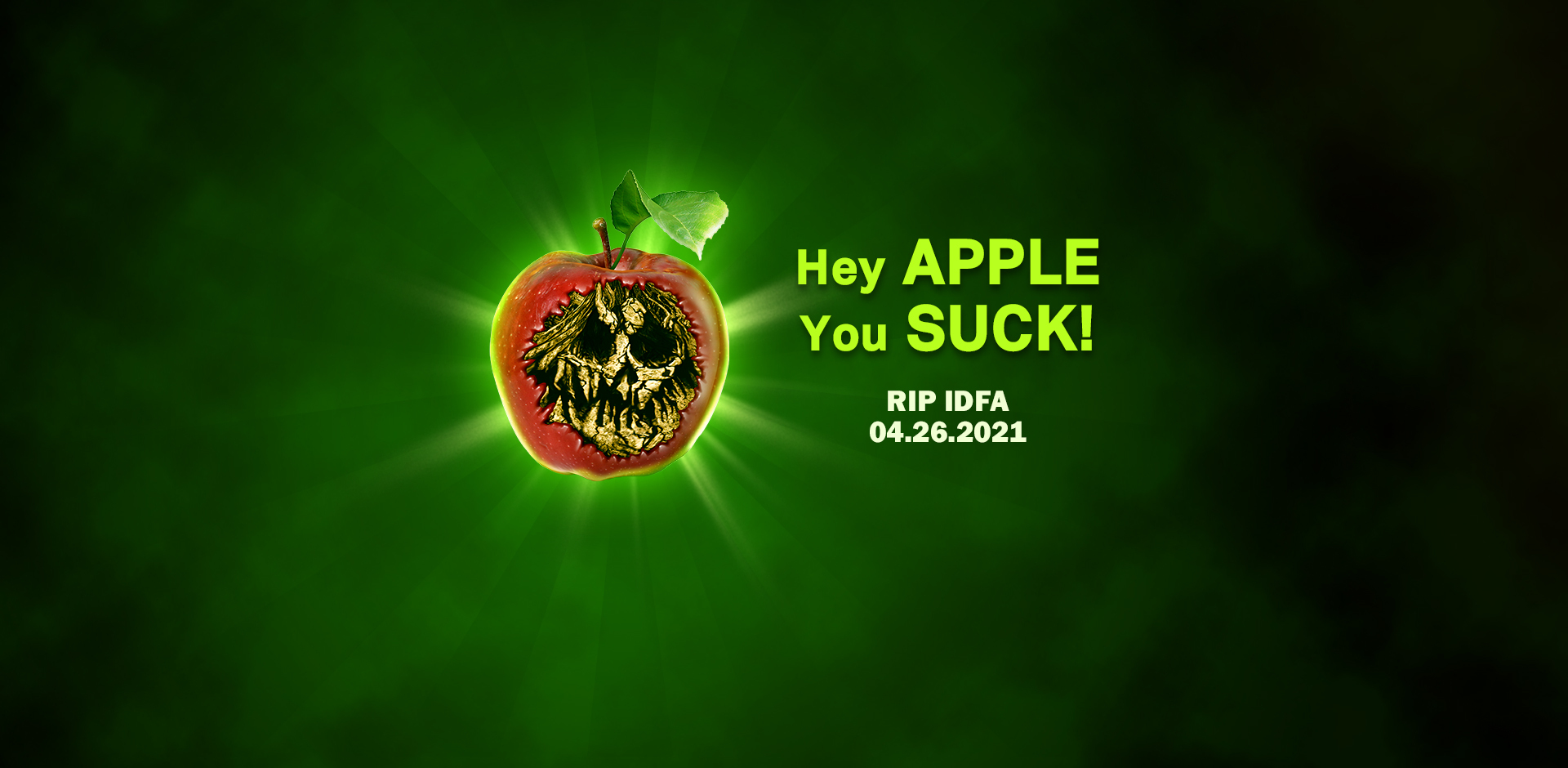 Hey Apple, You Suck!