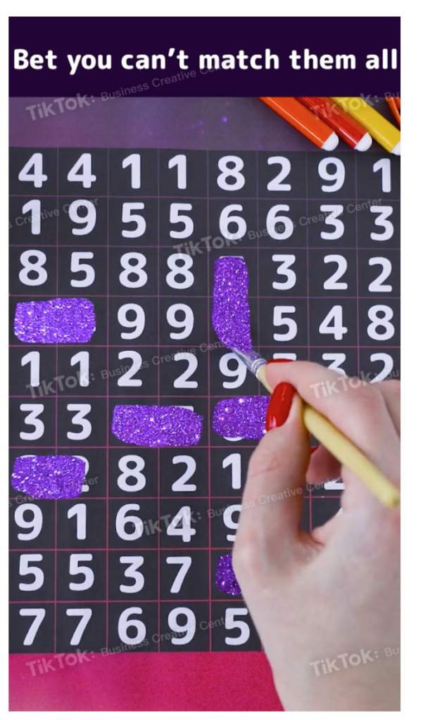 TikTok Creative: Numberzilla Puzzle