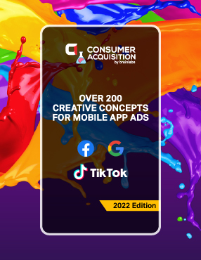 over 200 creative concepts for mobile app ads