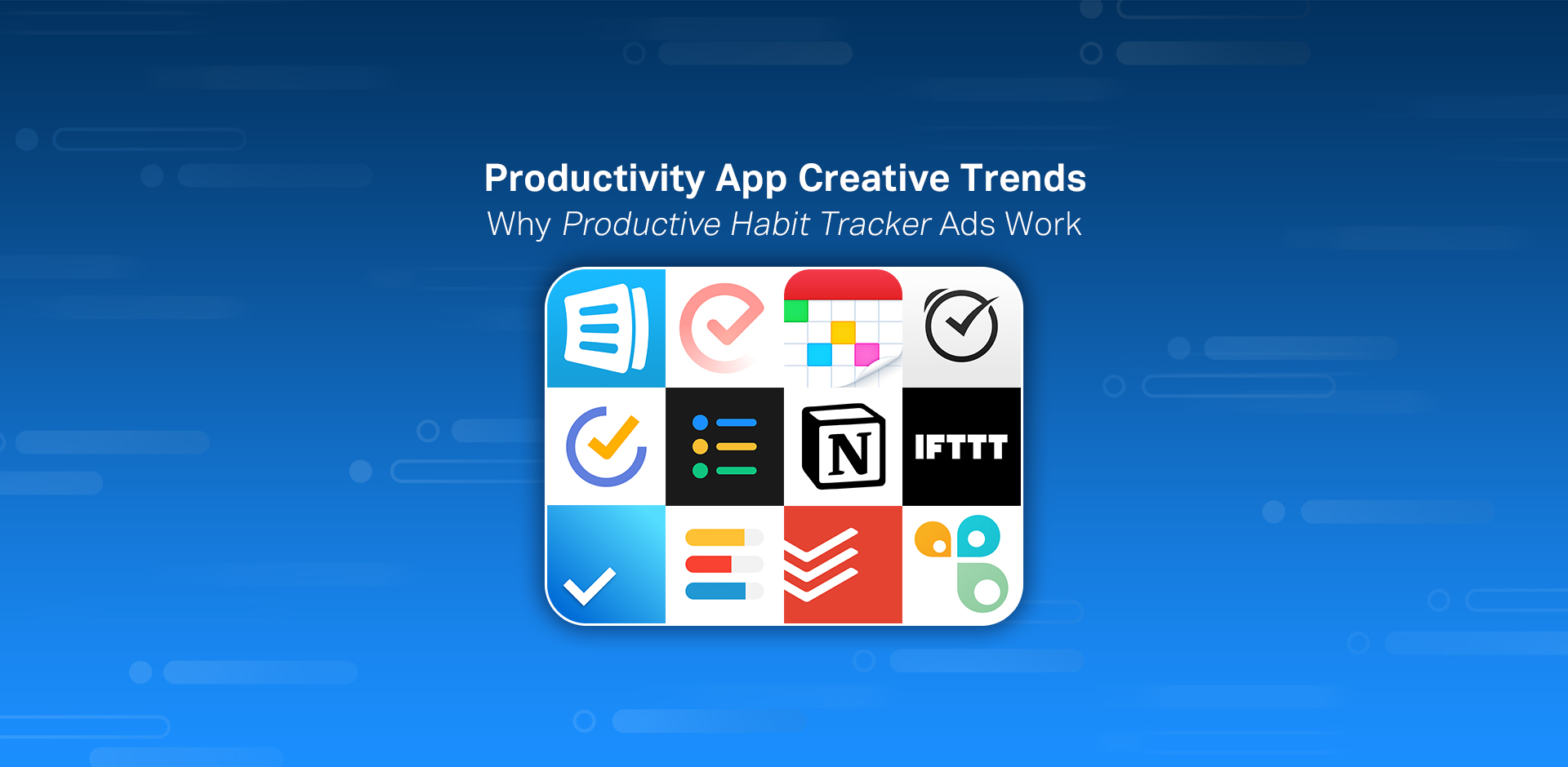 Productivity App Creative Trends